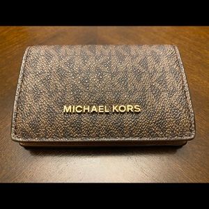 Michael Kors Small Saffiano Leather Card Holder